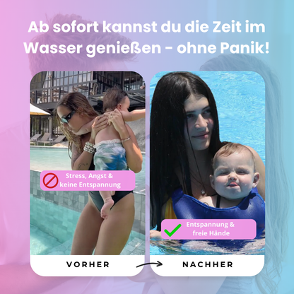 WaterCarry - Die ideale Babytrage für Abkühlung im Wasser